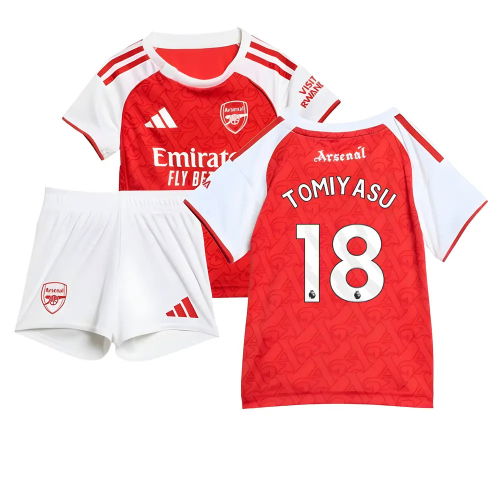 2025-2026 Arsenal Home Baby Kit (Tomiyasu 18)