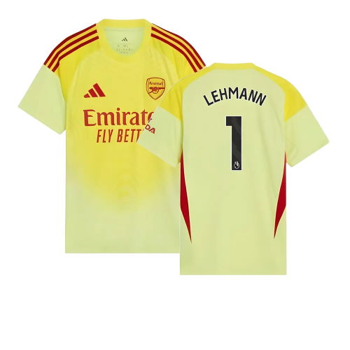 2025-2026 Arsenal Home Goalkeeper Shirt (Yellow) (Lehmann 1)