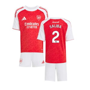 2025-2026 Arsenal Home Mini Kit (Saliba 2)