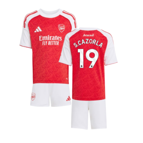2025-2026 Arsenal Home Mini Kit (S.Cazorla 19)