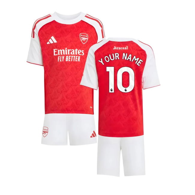 2025-2026 Arsenal Home Mini Kit (Your Name)