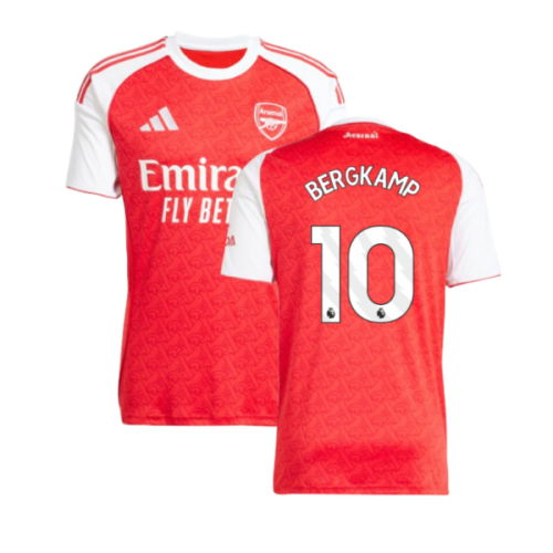 2025-2026 Arsenal Home Shirt (Bergkamp 10)