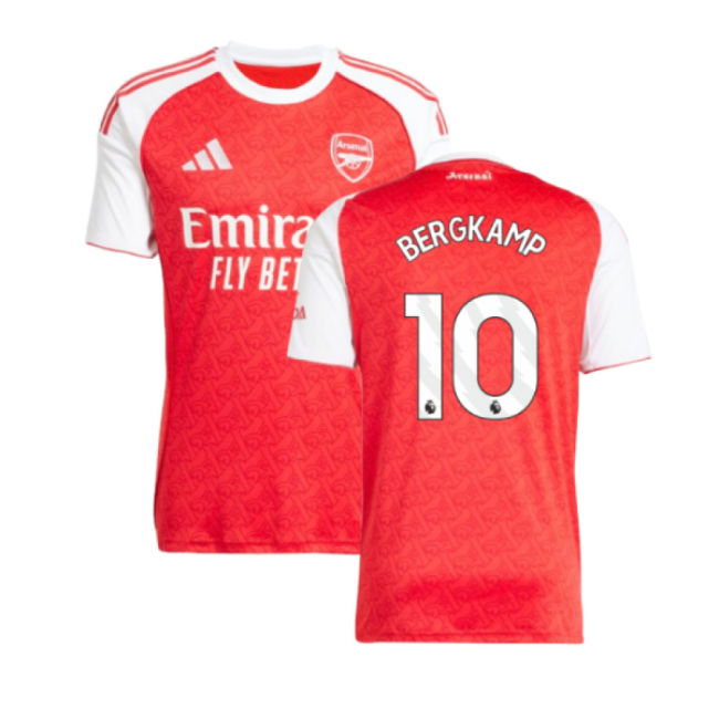 2025-2026 Arsenal Home Shirt (Bergkamp 10)