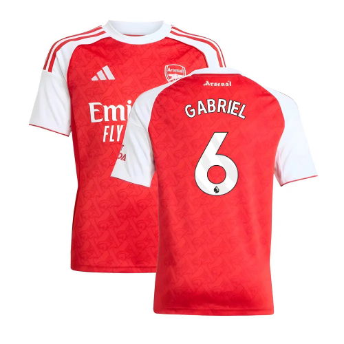 2025-2026 Arsenal Home Shirt (Kids) (Gabriel 6)