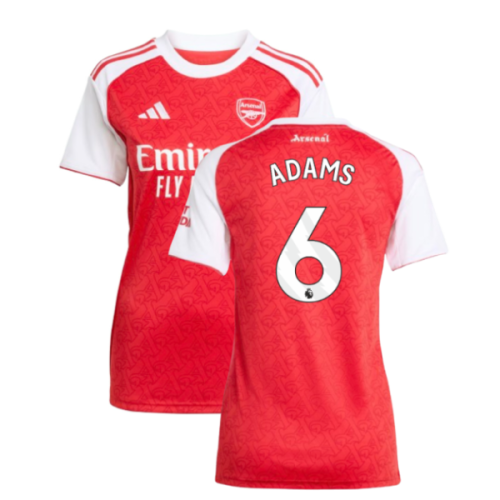 2025-2026 Arsenal Home Shirt (Womens) (Adams 6)