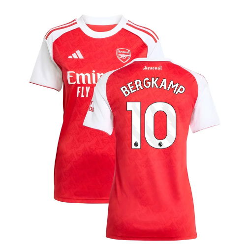 2025-2026 Arsenal Home Shirt (Womens) (Bergkamp 10)