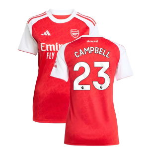 2025-2026 Arsenal Home Shirt (Womens) (Campbell 23)