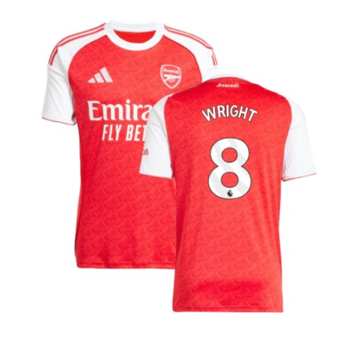 2025-2026 Arsenal Home Shirt (Wright 8)