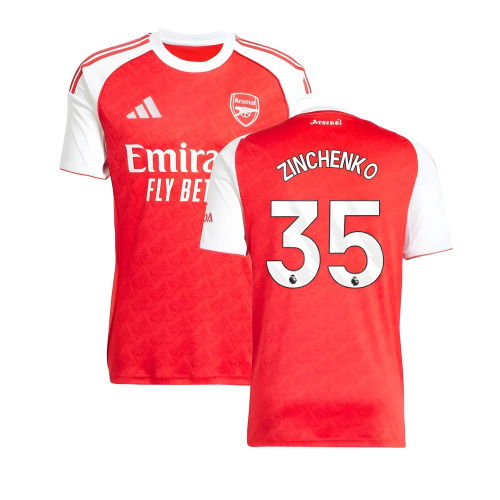 2025-2026 Arsenal Home Shirt (Zinchenko 35)