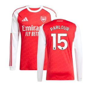 2025-2026 Arsenal Long Sleeve Home Shirt (Parlour 15)