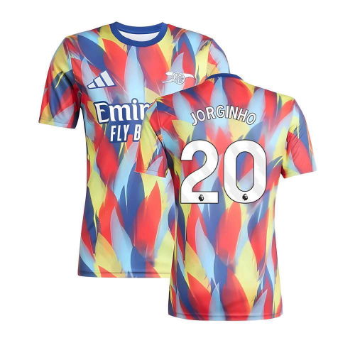 2025-2026 Arsenal Pre-Match Shirt (Victory Blue) (Jorginho 20)