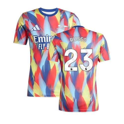 2025-2026 Arsenal Pre-Match Shirt (Victory Blue) (Russo 23)