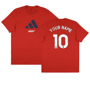2025-2026 Arsenal Season Graphic Tee (Scarlet)