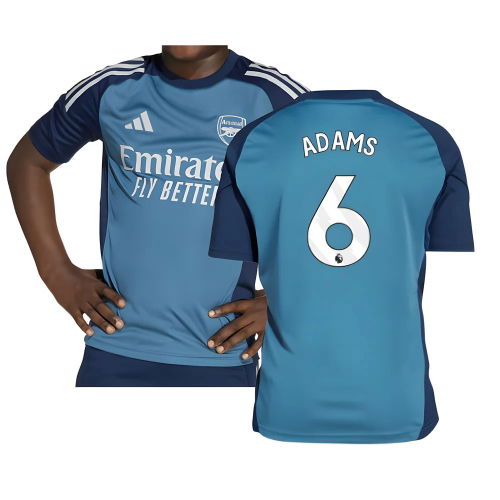 2025-2026 Arsenal Training Shirt (Blanch Blue) - Kids (Adams 6)