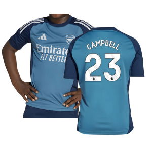 2025-2026 Arsenal Training Shirt (Blanch Blue) - Kids (Campbell 23)