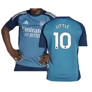 2025-2026 Arsenal Training Shirt (Blanch Blue) - Kids (Little 10)