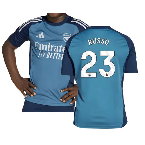 2025-2026 Arsenal Training Shirt (Blanch Blue) - Kids (Russo 23)