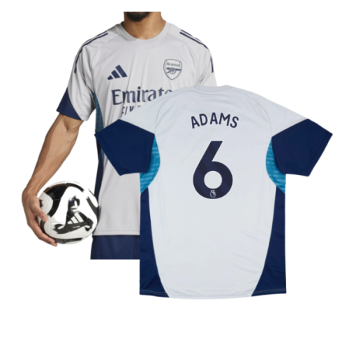 2025-2026 Arsenal Training Shirt (Grey Two) (Adams 6)