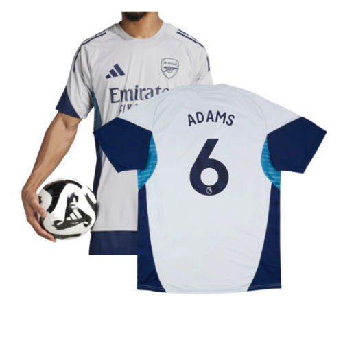 2025-2026 Arsenal Training Shirt (Grey Two) (Adams 6)