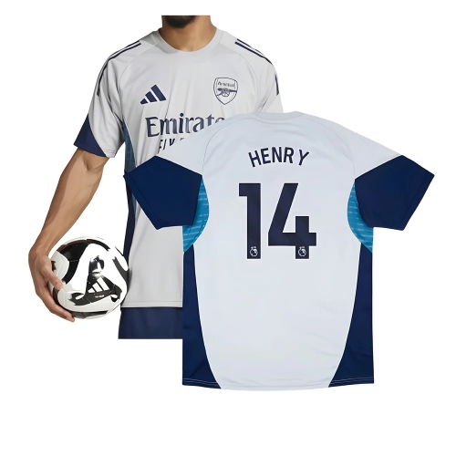 2025-2026 Arsenal Training Shirt (Grey Two) (Henry 14)