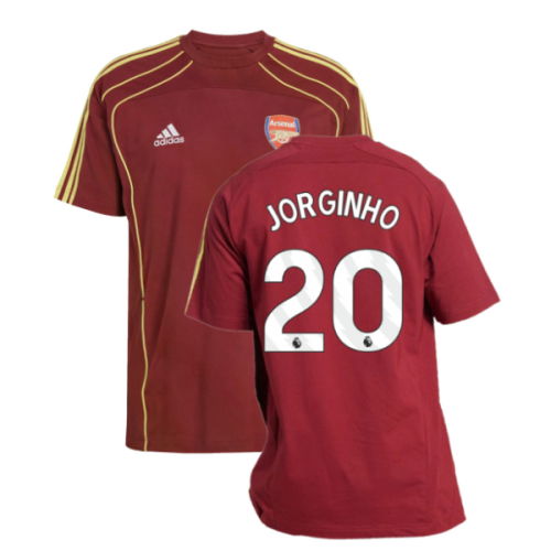 2025-2026 Arsenal UBP Tee (Noble Maroon) (Jorginho 20)