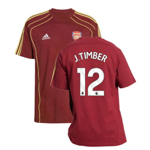 2025-2026 Arsenal UBP Tee (Noble Maroon) (J.Timber 12)