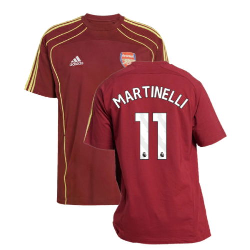2025-2026 Arsenal UBP Tee (Noble Maroon) (Martinelli 11)