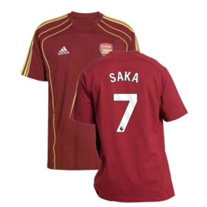 2025-2026 Arsenal UBP Tee (Noble Maroon) (Saka 7)