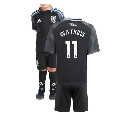 2025-2026 Aston Villa Away Mini Kit (Watkins 11)