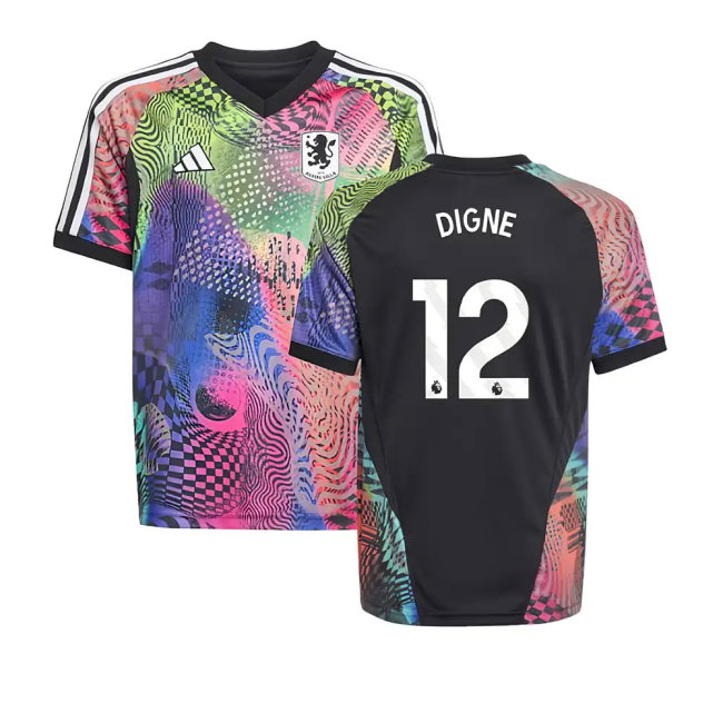 2025-2026 Aston Villa Pride Shirt (Digne 12)