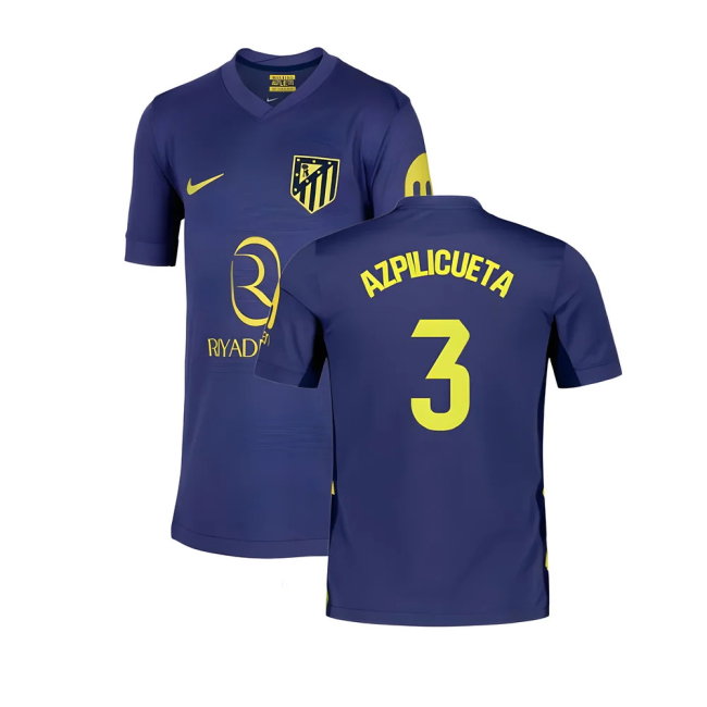 2025-2026 Atletico Madrid Away Shirt (Kids) (Azpilicueta 3)