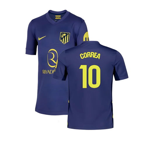 2025-2026 Atletico Madrid Away Shirt (Kids) (Correa 10)
