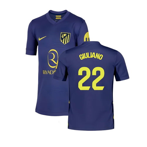2025-2026 Atletico Madrid Away Shirt (Kids) (Giuliano 22)