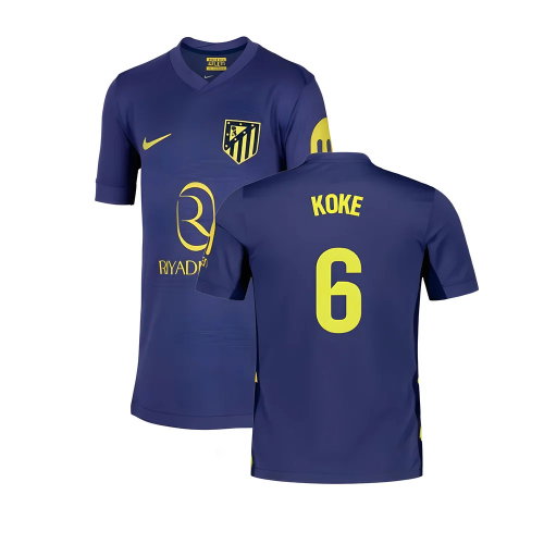 2025-2026 Atletico Madrid Away Shirt (Kids) (Koke 6)