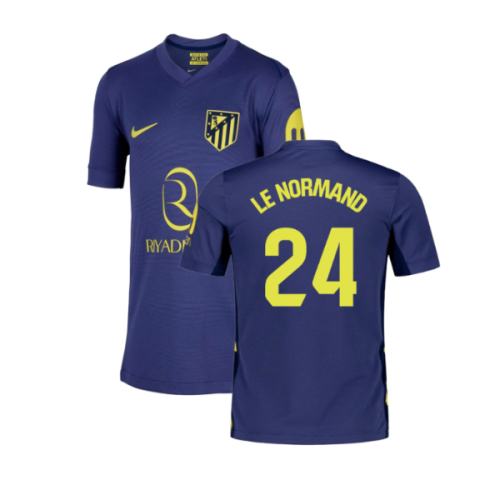 2025-2026 Atletico Madrid Away Shirt (Kids) (Le Normand 24)