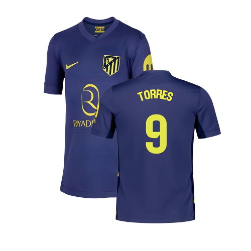 2025-2026 Atletico Madrid Away Shirt (Kids) (Torres 9)