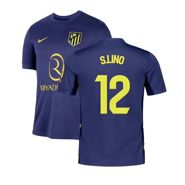 2025-2026 Atletico Madrid Away Shirt (S.Lino 12)