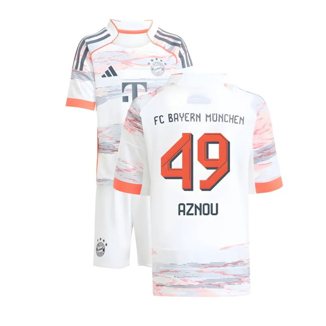 2025-2026 Bayern Munich Away Mini Kit (Aznou 49)