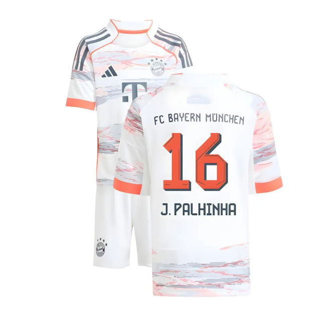 2025-2026 Bayern Munich Away Mini Kit (J. Palhinha 16)