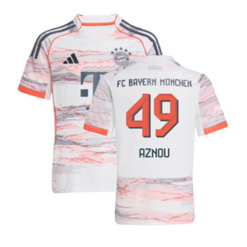 2025-2026 Bayern Munich Away Shirt (Kids) (Aznou 49)