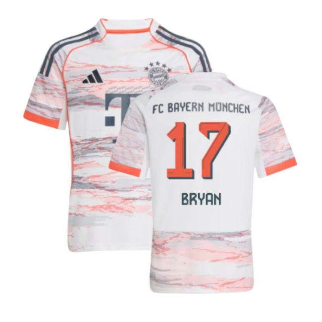 2025-2026 Bayern Munich Away Shirt (Kids) (Bryan 17)
