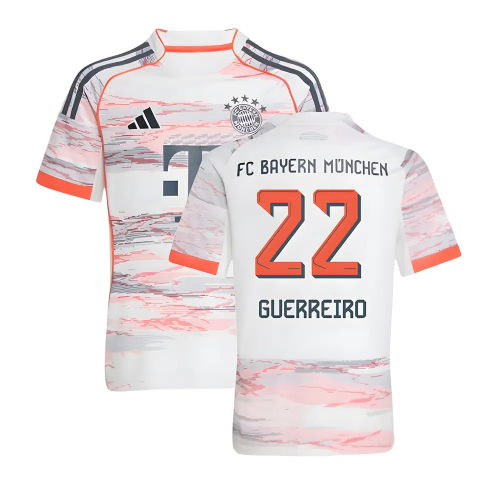2025-2026 Bayern Munich Away Shirt (Kids) (Guerreiro 22)