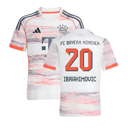 2025-2026 Bayern Munich Away Shirt (Kids) (Ibrahimovic 20)