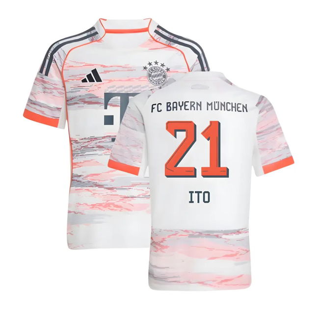 2025-2026 Bayern Munich Away Shirt (Kids) (Ito 21)