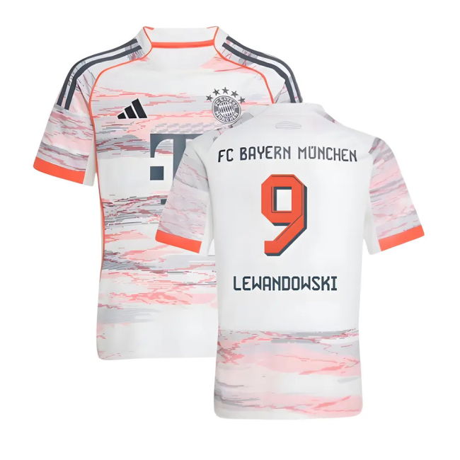 2025-2026 Bayern Munich Away Shirt (Kids) (Lewandowski 9)