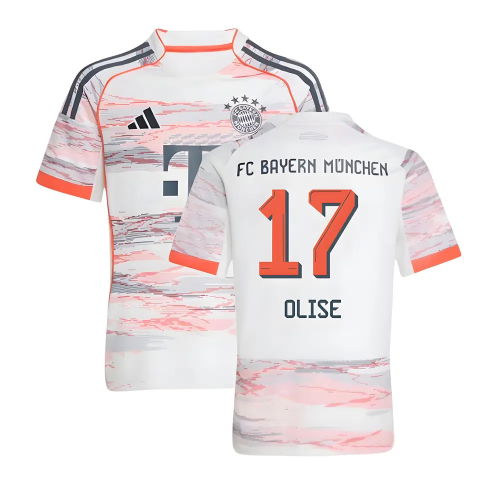 2025-2026 Bayern Munich Away Shirt (Kids) (Olise 17)