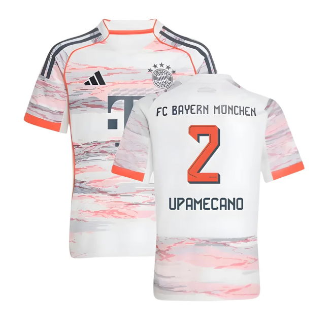 2025-2026 Bayern Munich Away Shirt (Kids) (Upamecano 2)