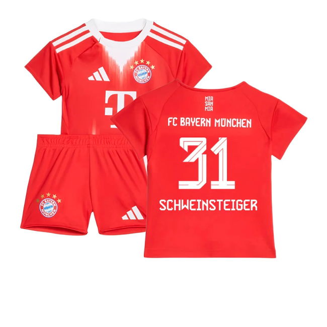 2025-2026 Bayern Munich Home Baby Kit (Schweinsteiger 31)