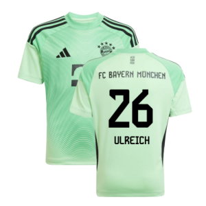 2025-2026 Bayern Munich Home Goalkeeper Shirt (Glory Mint) - Kids (Ulreich 26)