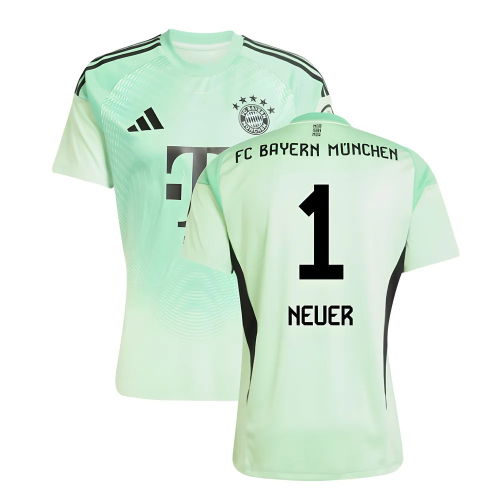 2025-2026 Bayern Munich Home Goalkeeper Shirt (Glory Mint) (Neuer 1)
